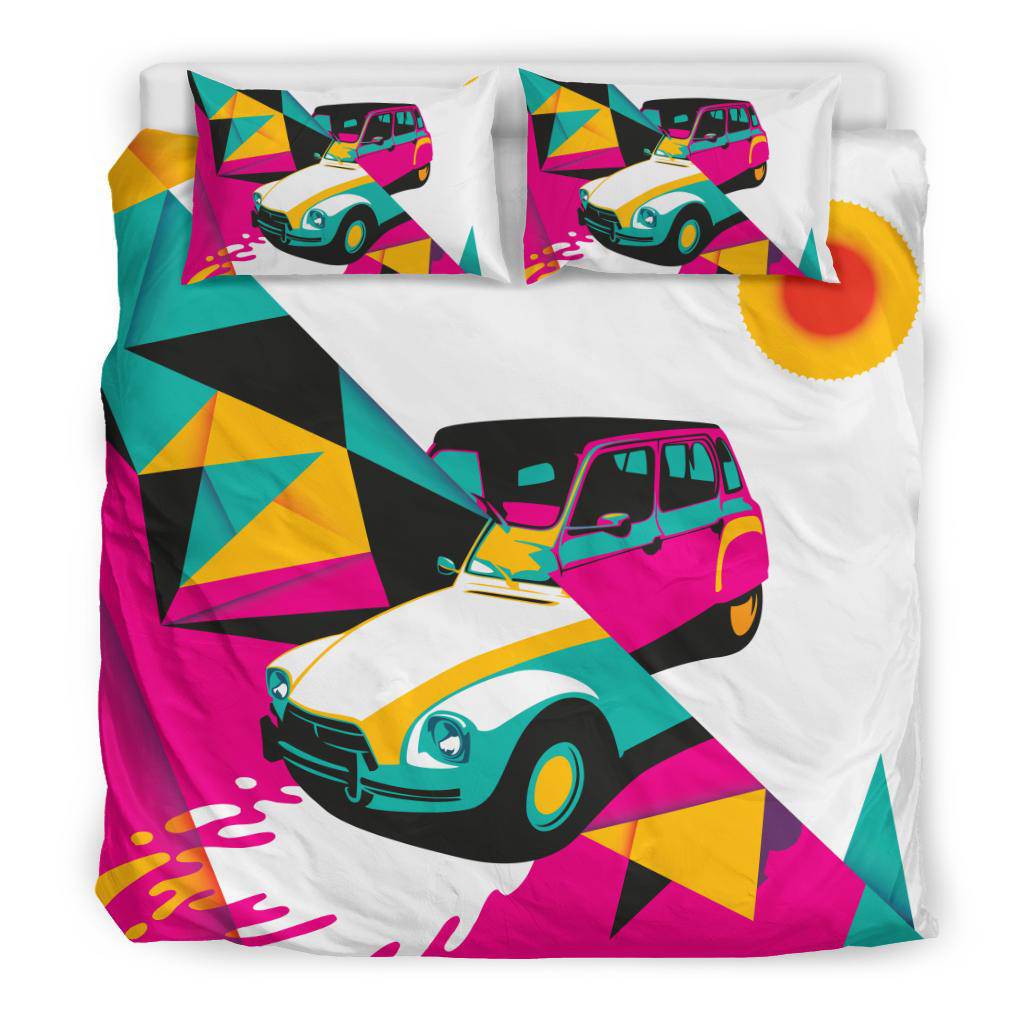 Abstract Art Colorful Car Bedding Set - Top Content | POD Collection | Free Shipping