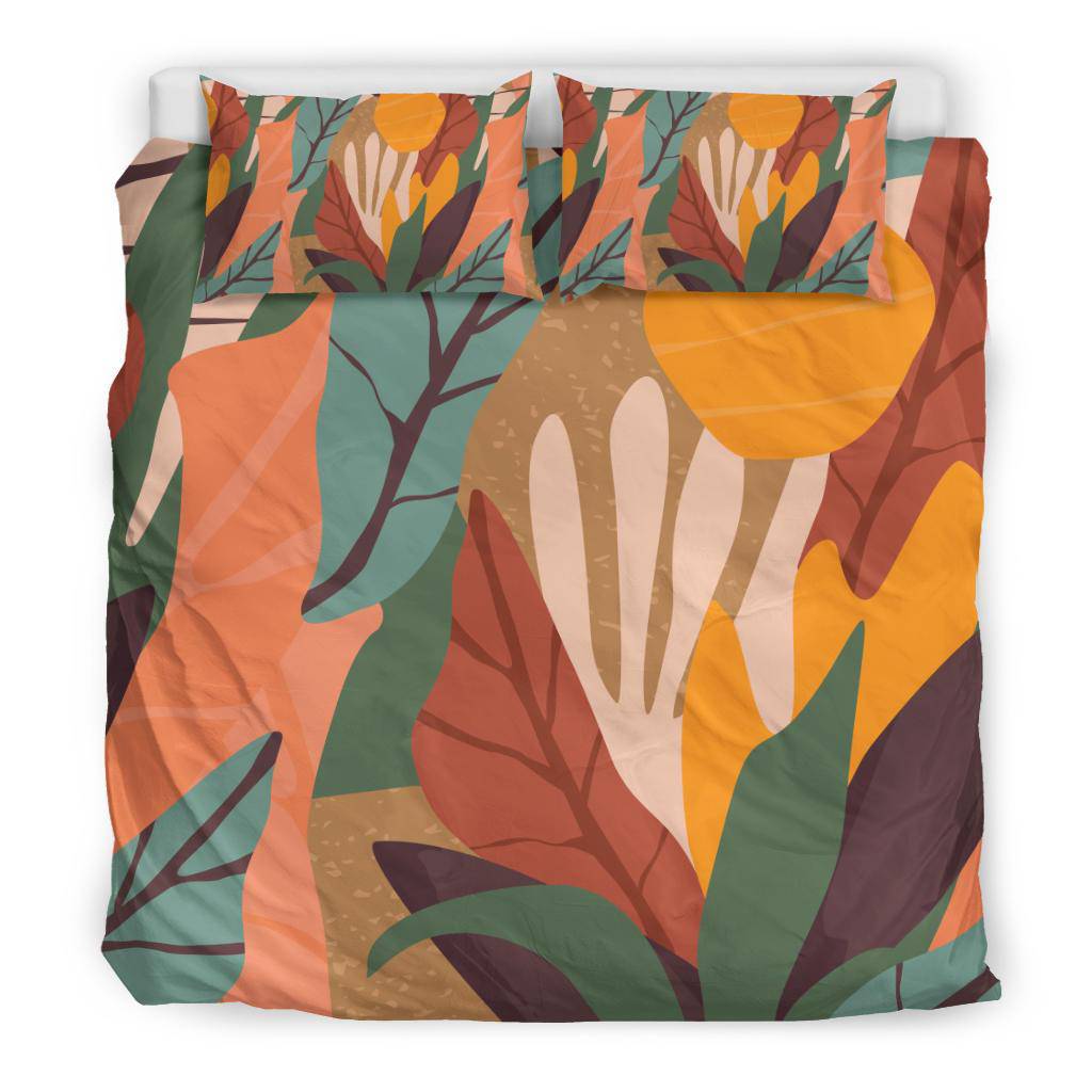 Autumn Leaves Colorful Fall Bedding Set - Top Content | POD Collection | Free Shipping