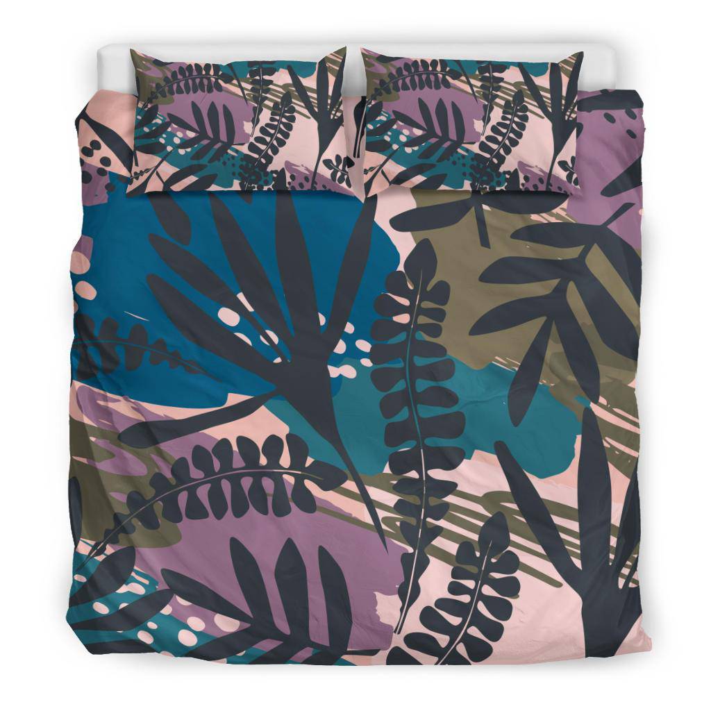 Floral Abstract Art Nature Flowers Bedding Set - Top Content | POD Collection | Free Shipping