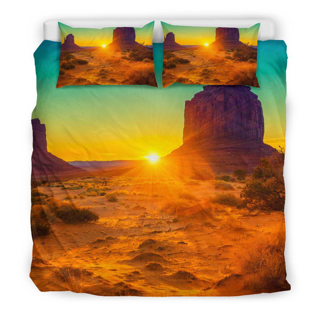 Sunset Sisters Monument Valley USA Nature Travel Bedding Set - Top Content | POD Collection | Free Shipping