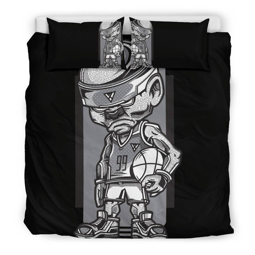 Basketball Game Player Cartoon Bedding Set - Top Content | POD Collection | Free Shipping