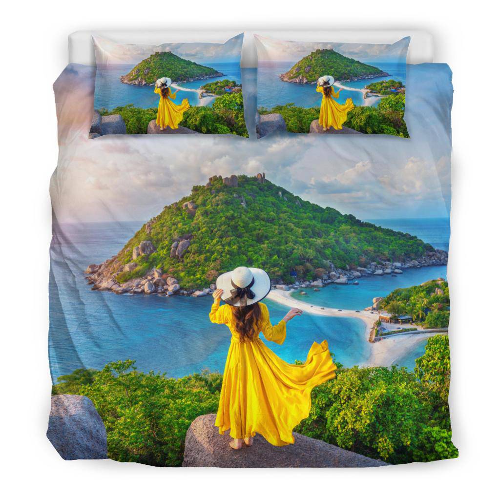 Beautiful View Thailand Mountain Island Travel Bedding Set - Top Content | POD Collection | Free Shipping