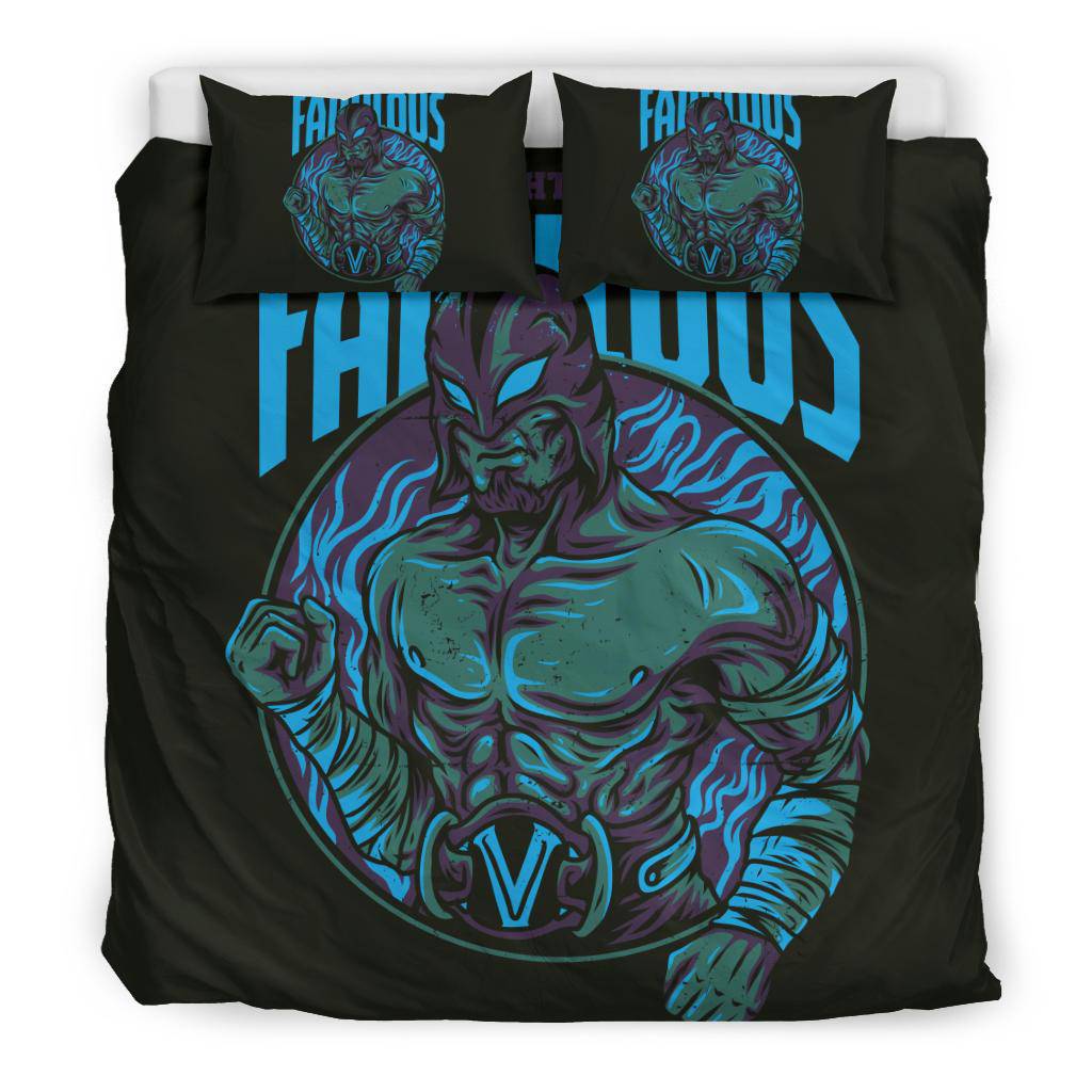 Fabulous WWE Fighter Art Cartoon Bedding Set - Top Content | POD Collection | Free Shipping