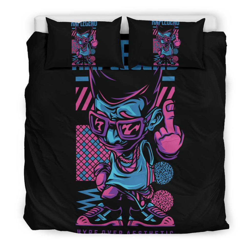 Hype Rap Legend Music Art Cartoon Bedding Set - Top Content | POD Collection | Free Shipping