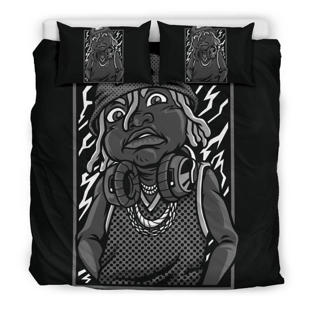 Lil Badass Hip Hop Music Cartoon Bedding Set - Top Content | POD Collection | Free Shipping