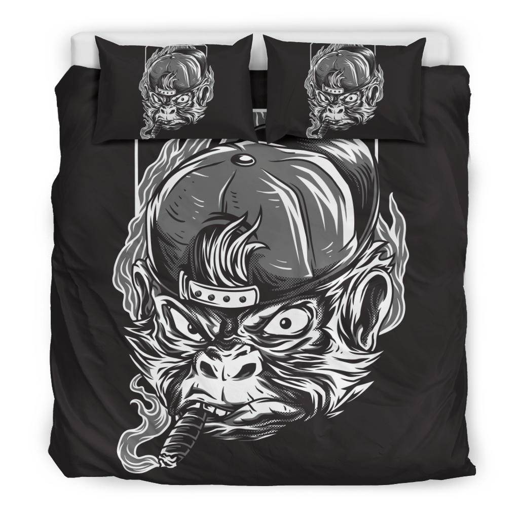 Mastermind Monkey Cartoon Bedding Set - Top Content | POD Collection | Free Shipping