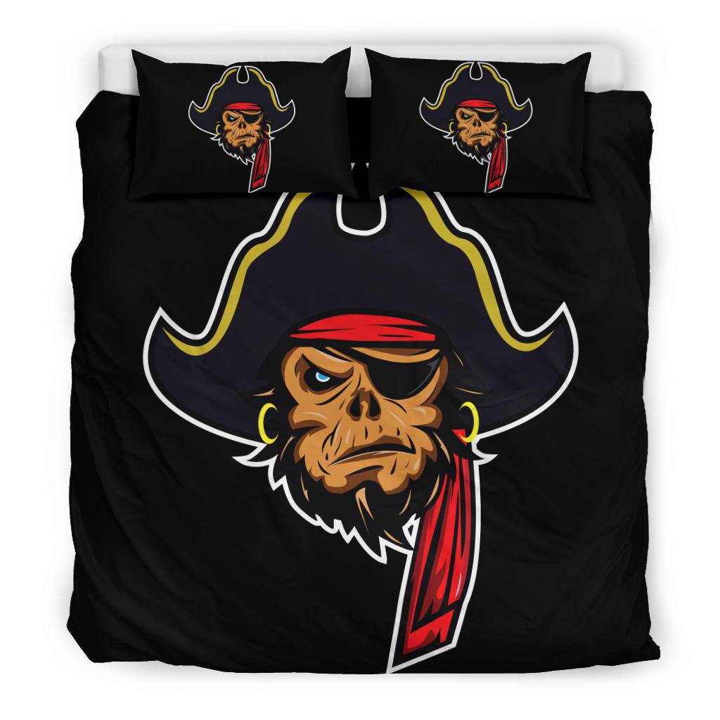 Pirate Mascot Cartoon Bedding Set - Top Content | POD Collection | Free Shipping