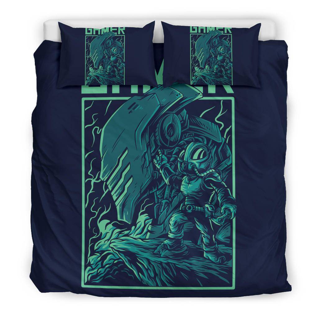 Pro Gamer Player Art Cartoon Bedding Set - Top Content | POD Collection | Free Shipping