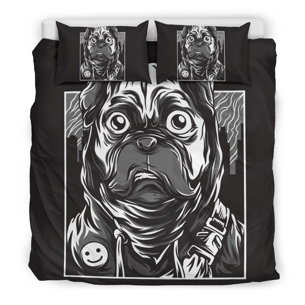 Pug Life Dog Art Cartoon Bedding Set - Top Content | POD Collection | Free Shipping