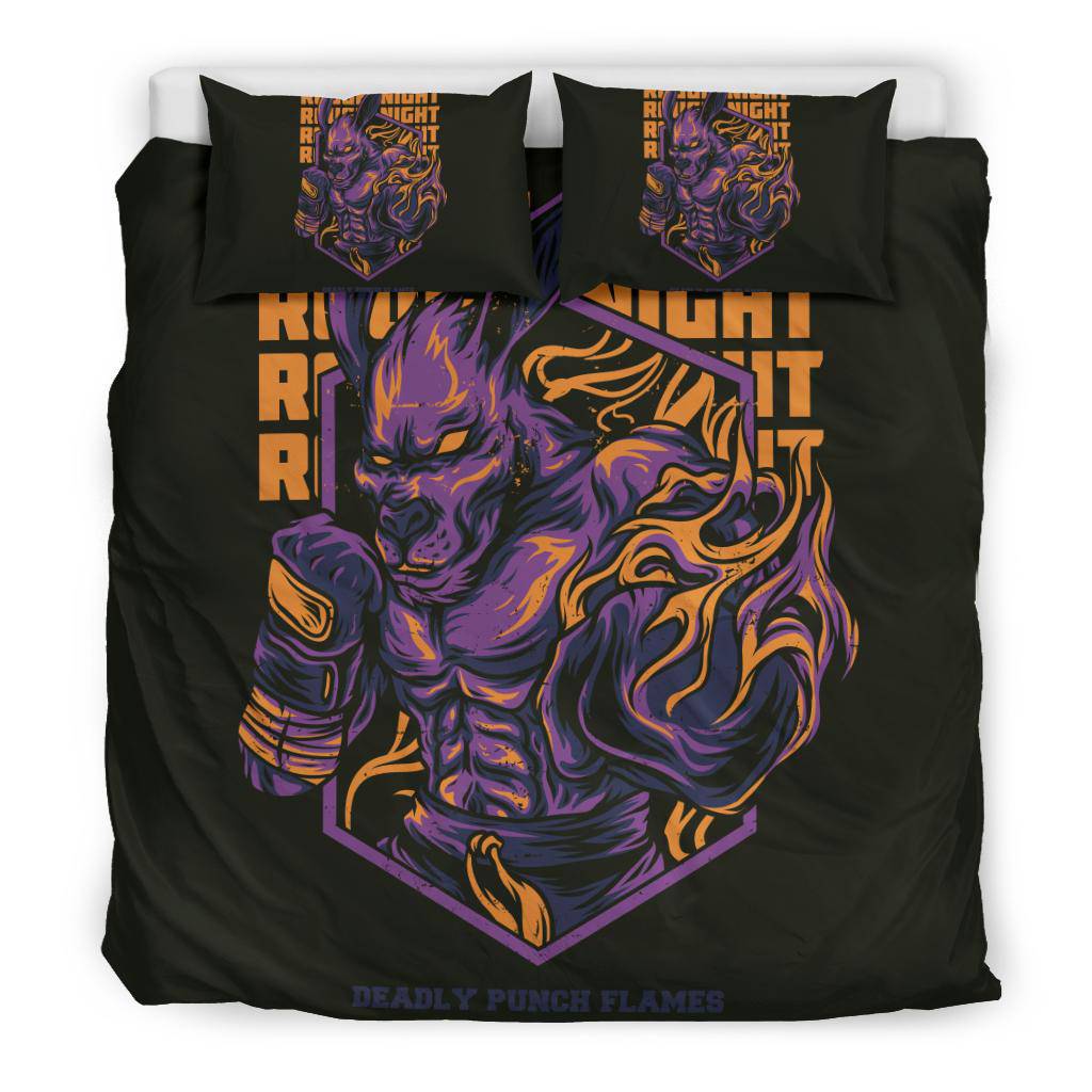 Rough Night Fighter Japanese Art Bedding Set - Top Content | POD Collection | Free Shipping