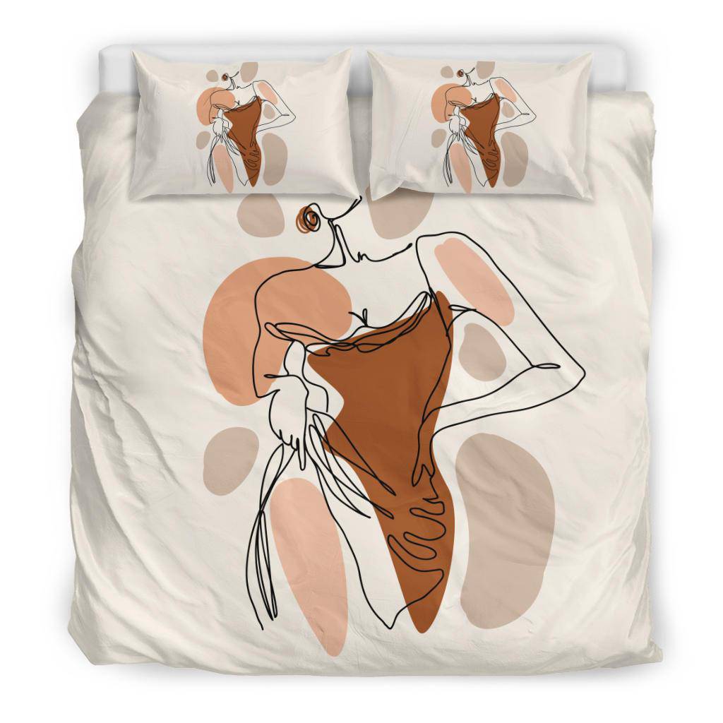 Abstract Art Beautiful Woman Body Figure Bedding Set - Top Content | POD Collection | Free Shipping