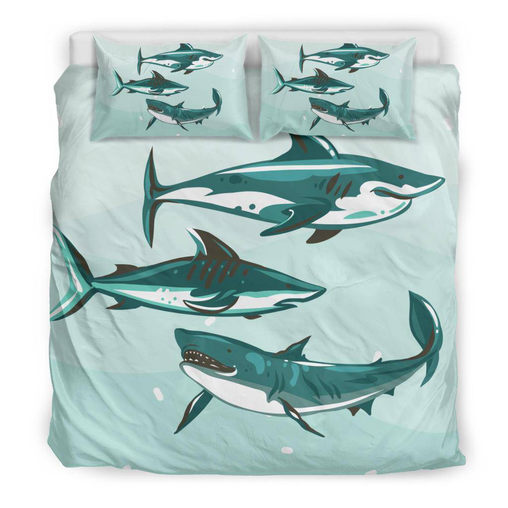 Sharks in the Sea Bedding Set - Top Content | POD Collection | Free Shipping