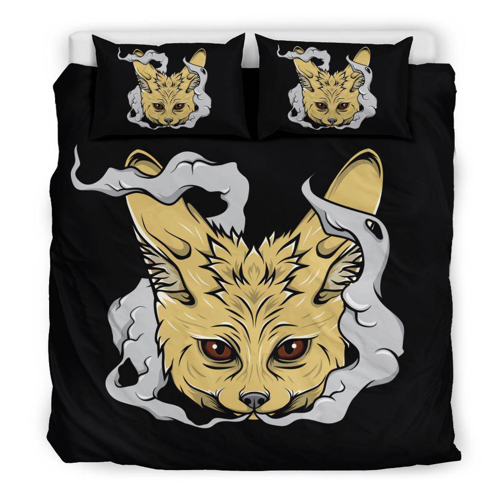 Smoking Fox Head Premium Bedding Set - Top Content | POD Collection | Free Shipping