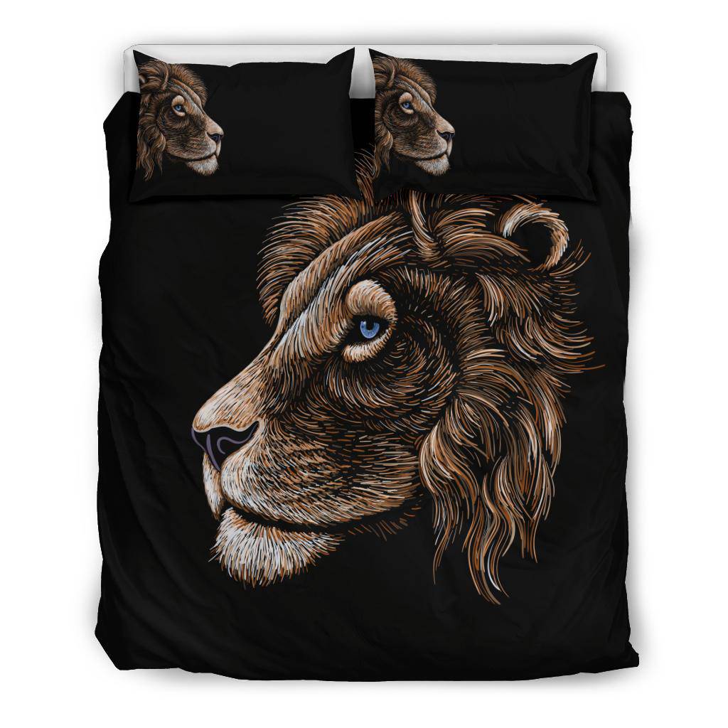 Lion Drawing Bedding Set - Top Content | POD Collection | Free Shipping