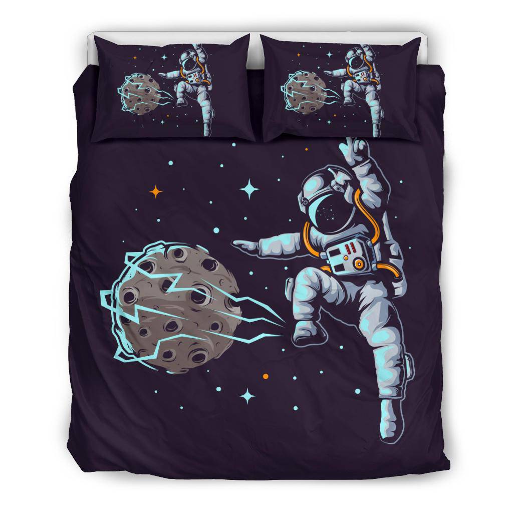 Astronaut Plays Soccer Bedding Set - Top Content | POD Collection | Free Shipping