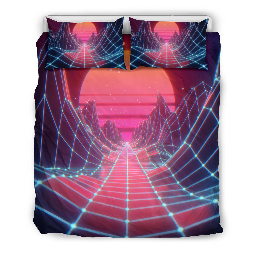 Reto Futuristic Space Bedding Set - Top Content | POD Collection | Free Shipping