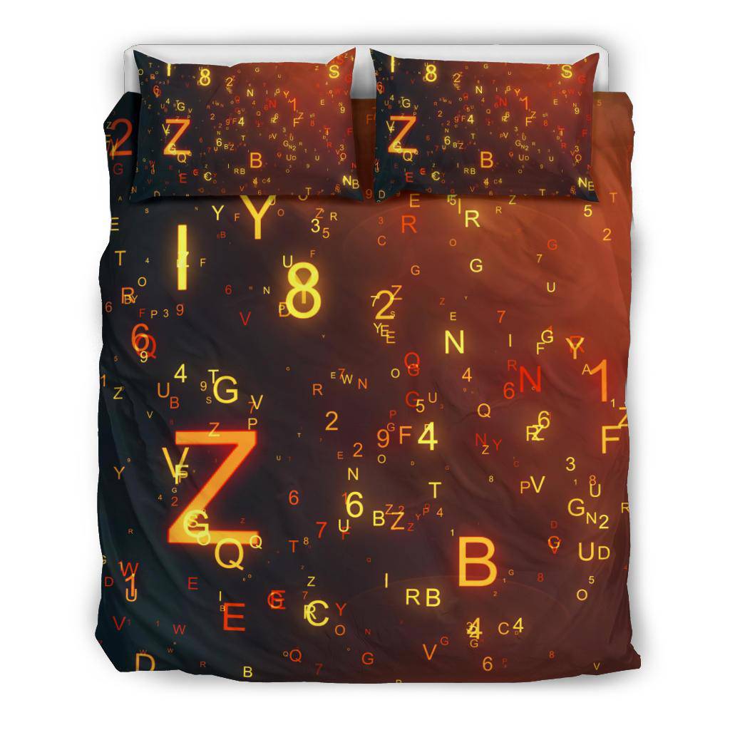 Flying Letters Bedding set - Top Content | POD Collection | Free Shipping