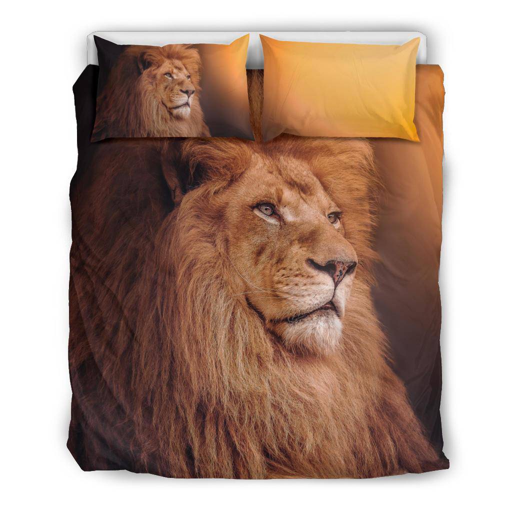 Mighty Lion Lies Sunset Bedding Set - Top Content | POD Collection | Free Shipping