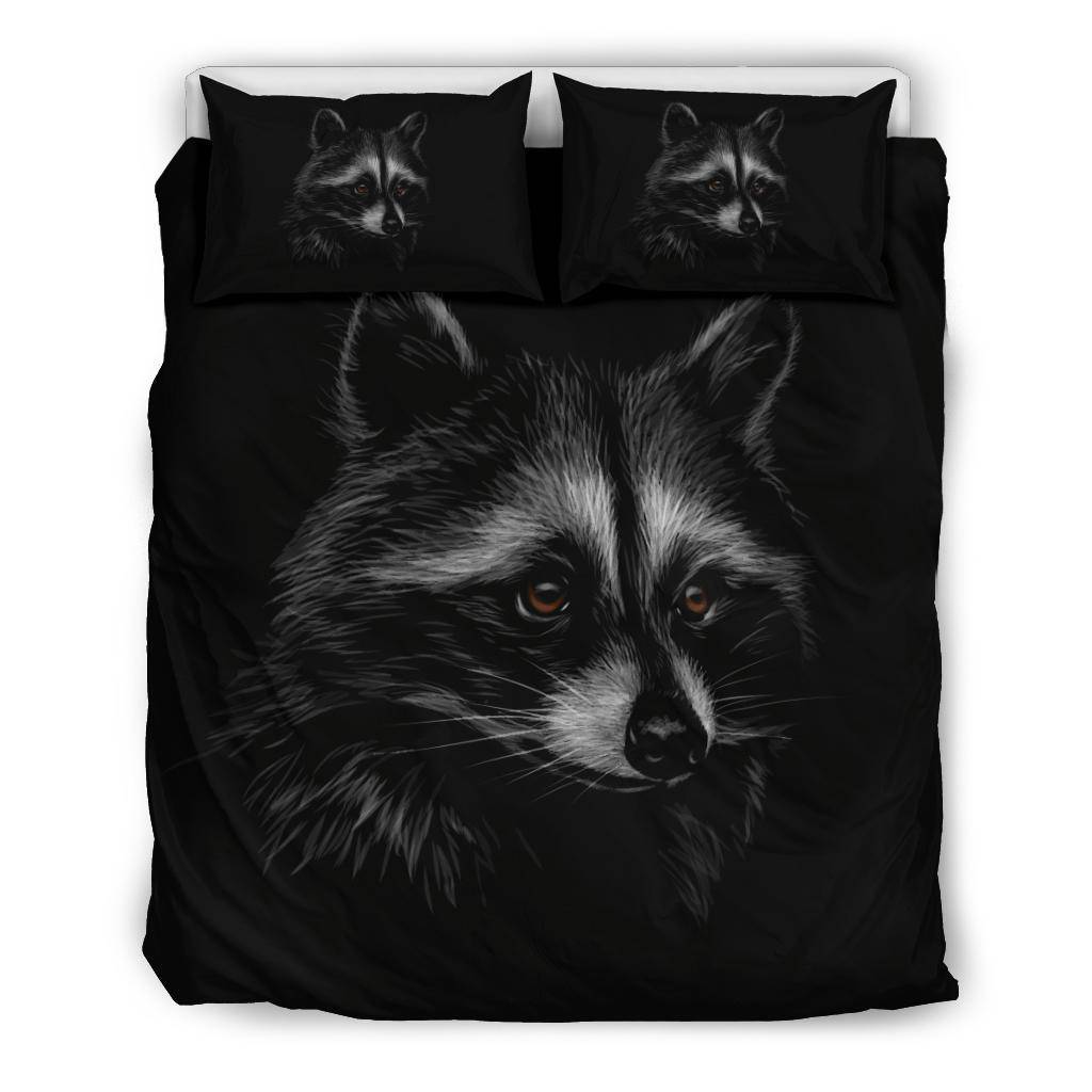 Cute Raccoon Bedding Set - Top Content | POD Collection | Free Shipping