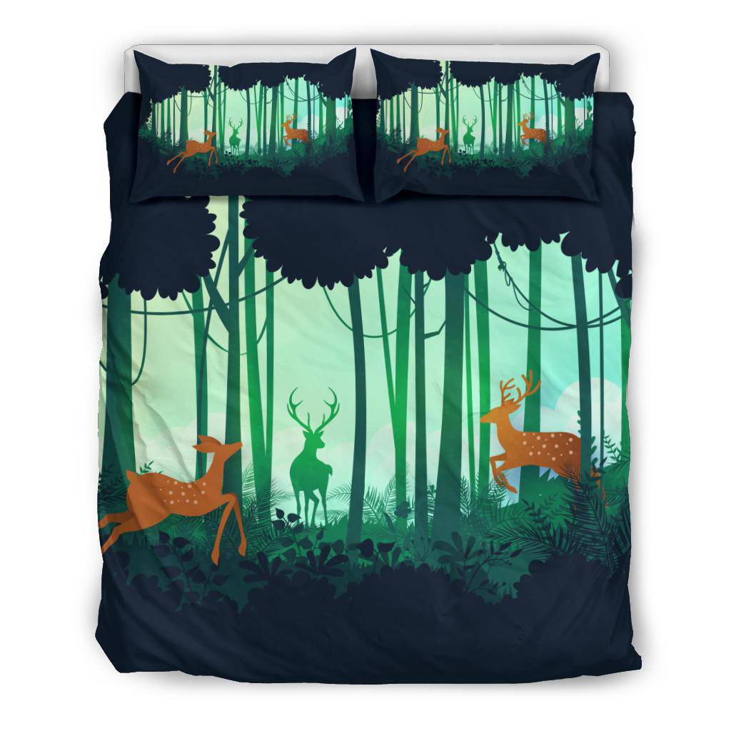 Jungle Forest Deer Bedding Set - Top Content | POD Collection | Free Shipping