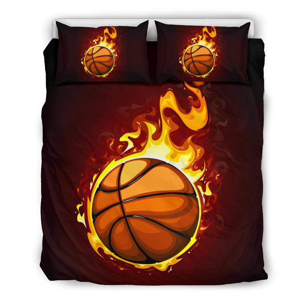 Basketball on Fire Bedding Set - Top Content | POD Collection | Free Shipping