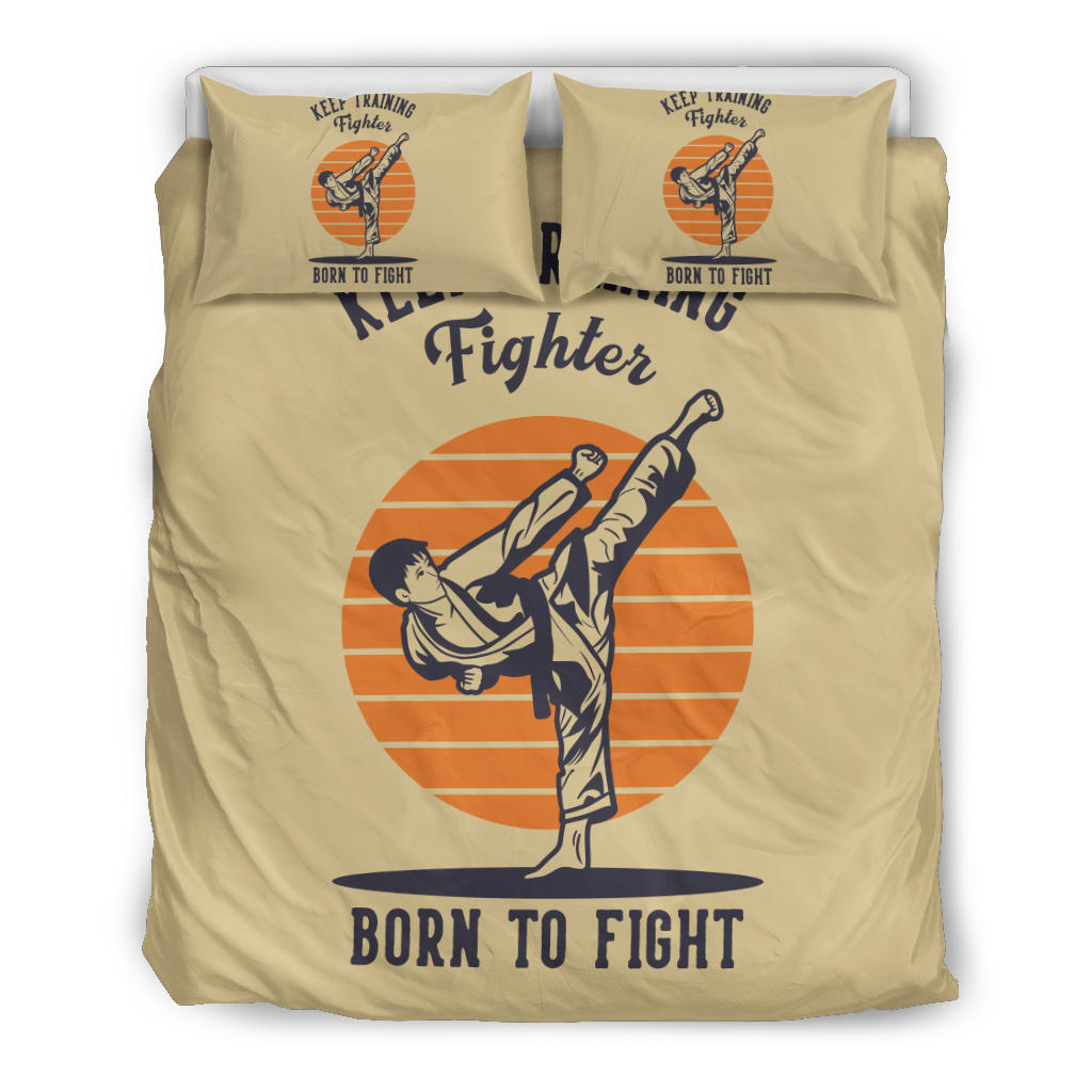 Born To Fight Fighter Bedding Set - Top Content | POD Collection | Free Shipping