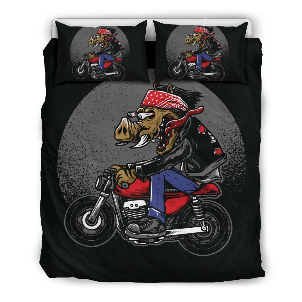 Crazy Motorcycle Rider Bedding Set - Top Content | POD Collection | Free Shipping