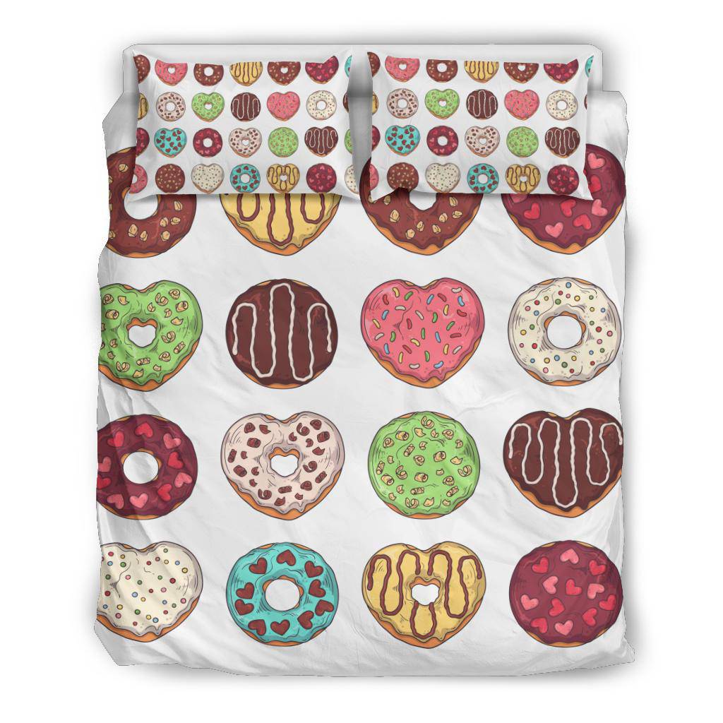 Donut Paradise Sweet Bedding Set - Top Content | POD Collection | Free Shipping