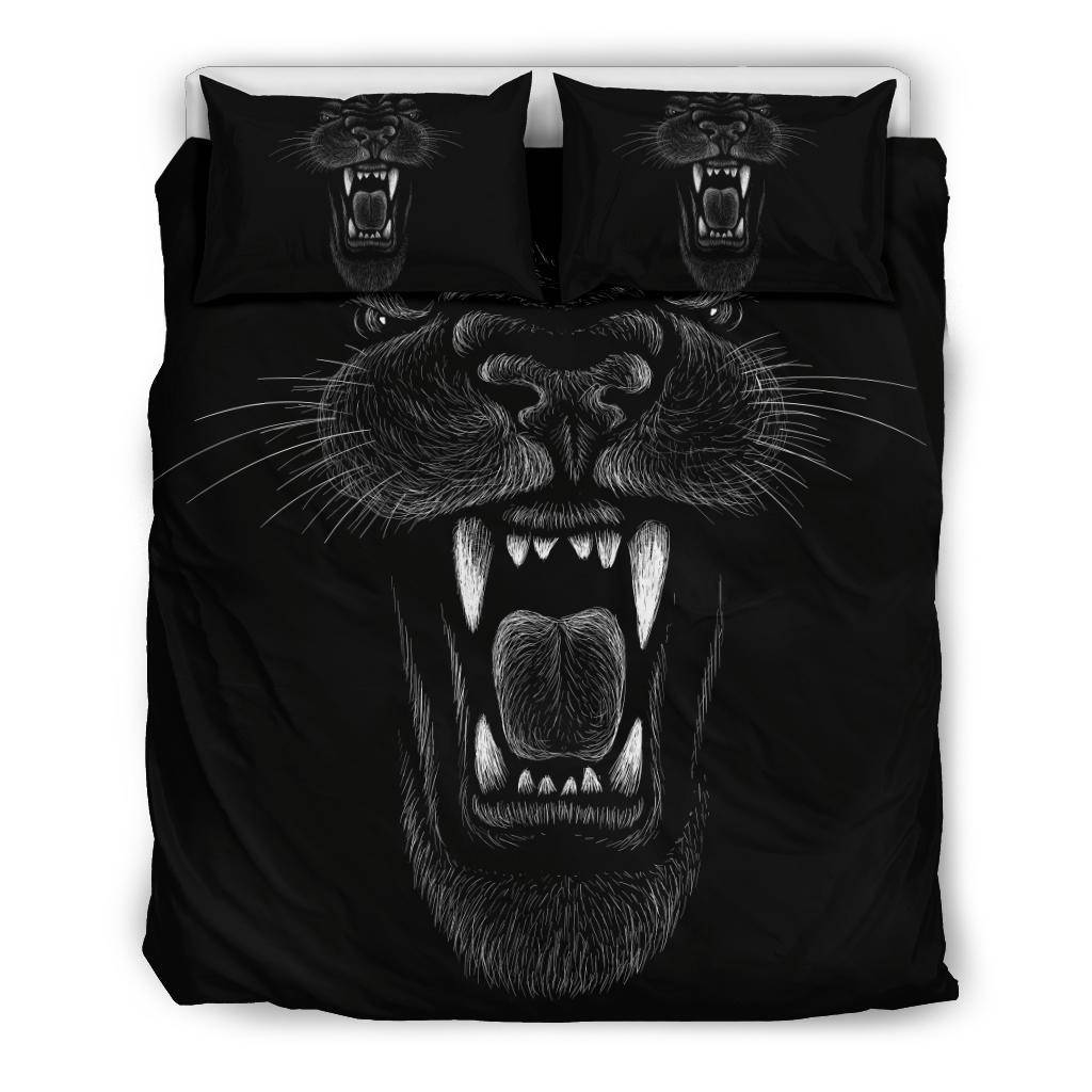 Angry Panther Drawing Bedding Set - Top Content | POD Collection | Free Shipping