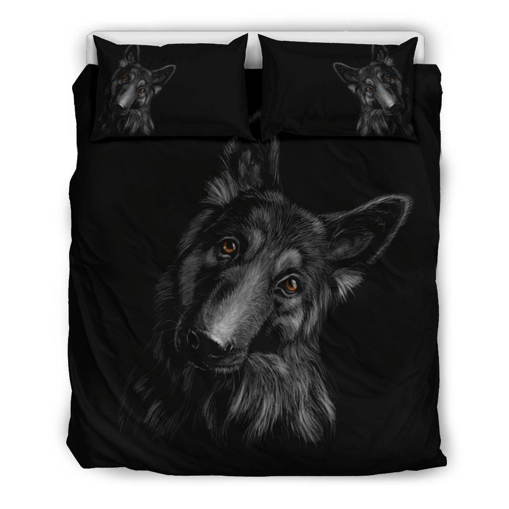 Black German Shepherd Dog Bedding Set - Top Content | POD Collection | Free Shipping