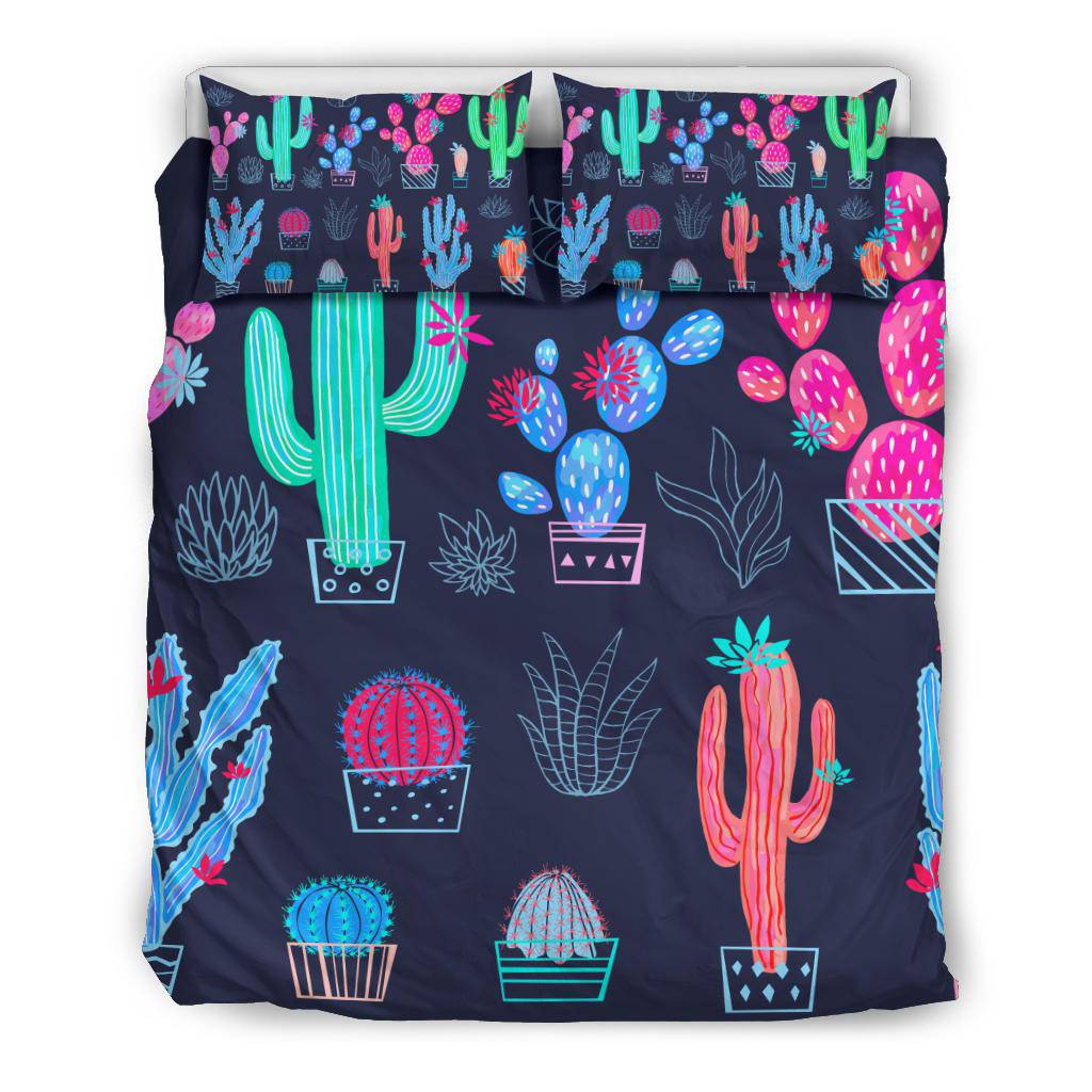 Cactus and Succulent Bedding Set - Top Content | POD Collection | Free Shipping