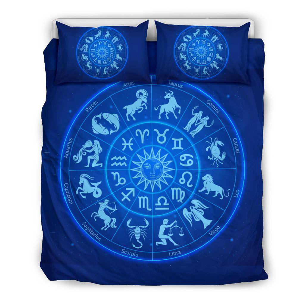 Astrology Zodiac Signs Circle Bedding Set - Top Content | POD Collection | Free Shipping