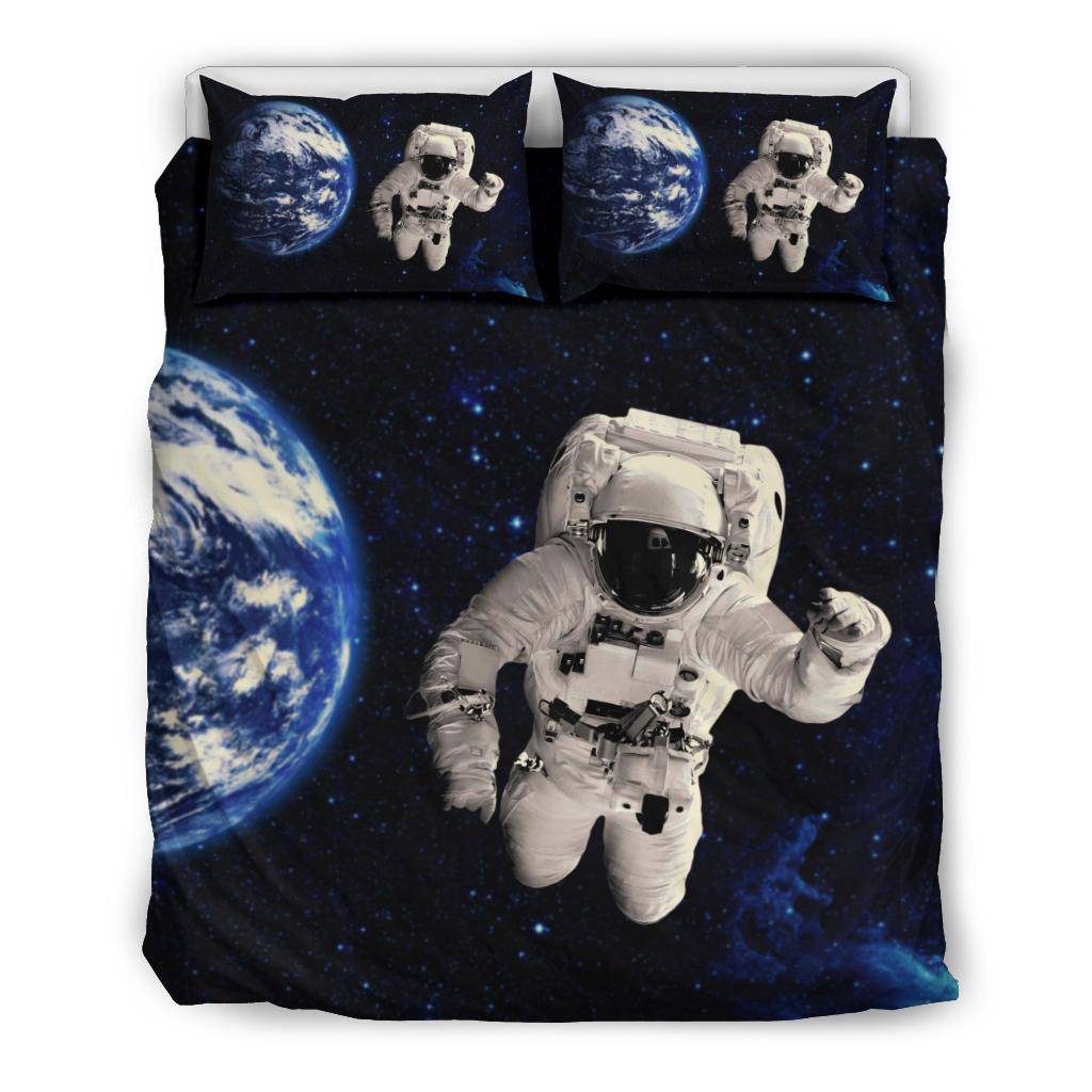 Astronaut Space Planet Earth Bedding Set - Top Content | POD Collection | Free Shipping