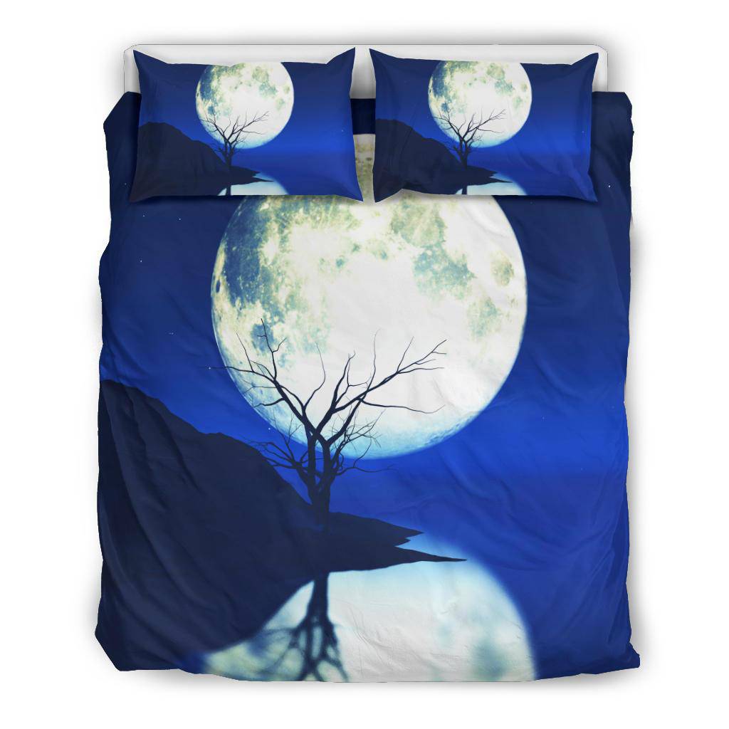 Full Moon Moonlight and Old Gnarly Tree Bedding Set - Top Content | POD Collection | Free Shipping