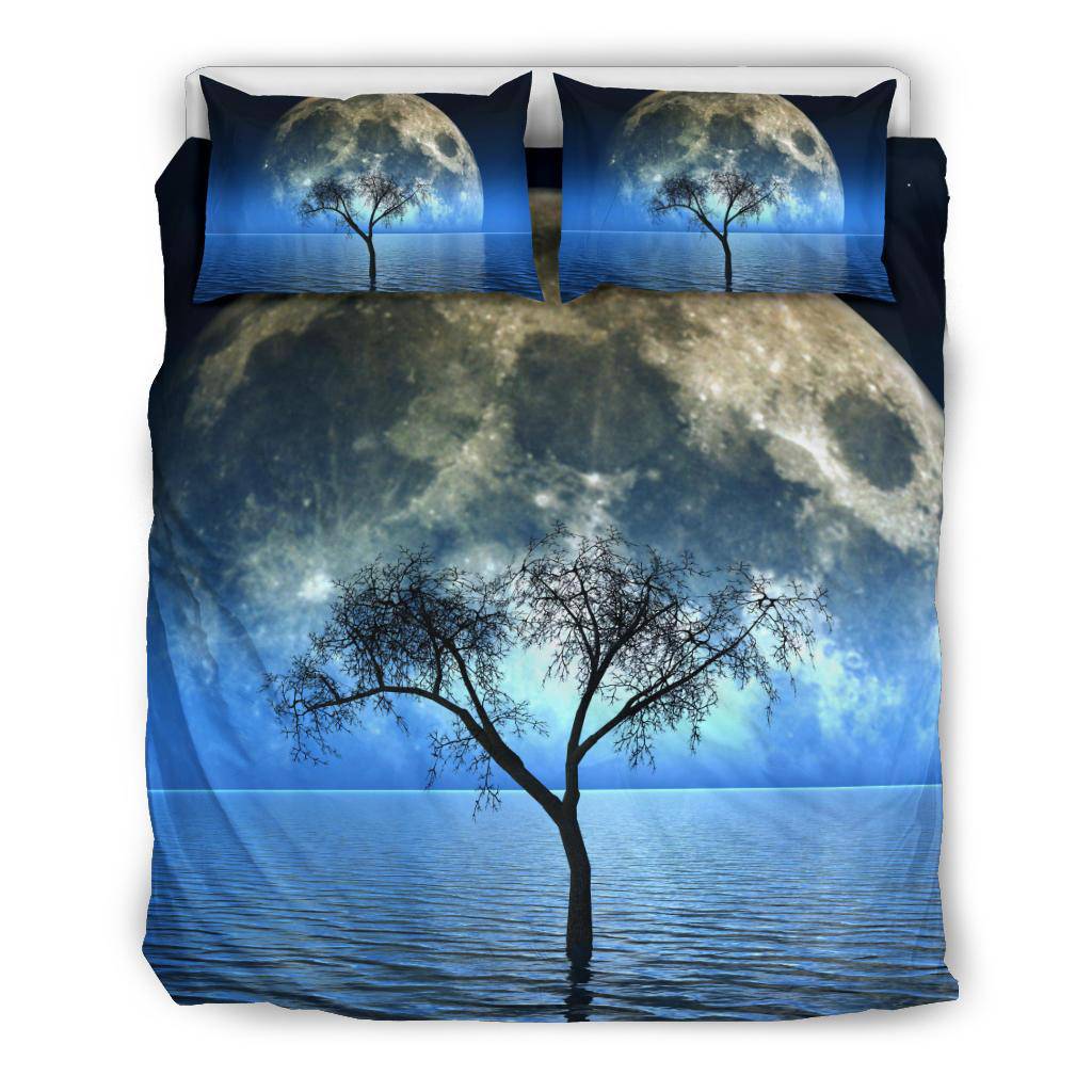 Full Moon Tree in the Water Bedding Set - Top Content | POD Collection | Free Shipping