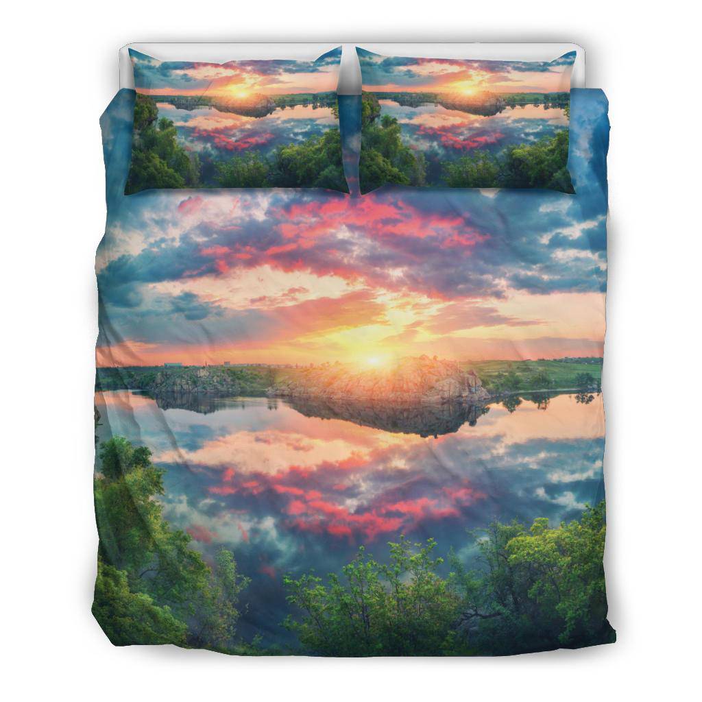 Fantastic Summer Sunset Lake Bedding Set - Top Content | POD Collection | Free Shipping