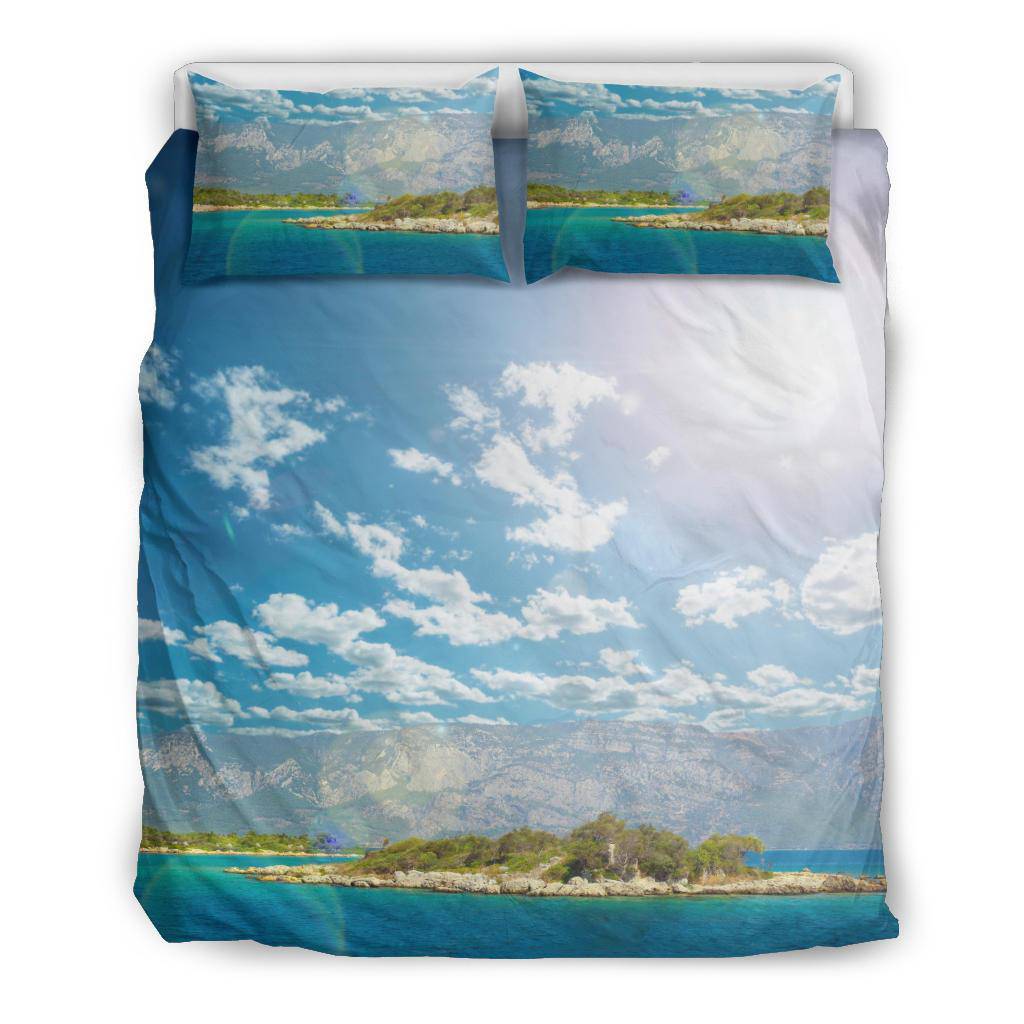 Island Landscape Nature Mountains Bedding Set - Top Content | POD Collection | Free Shipping