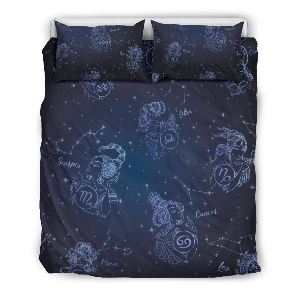 Zodiac Signs Astrology Stars Bedding Set - Top Content | POD Collection | Free Shipping