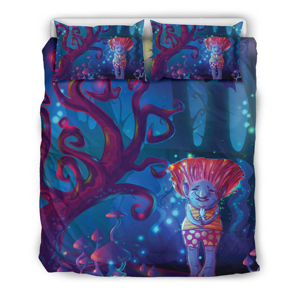 Dark Magic Enchanted Forest Gnome Bedding Set - Top Content | POD Collection | Free Shipping