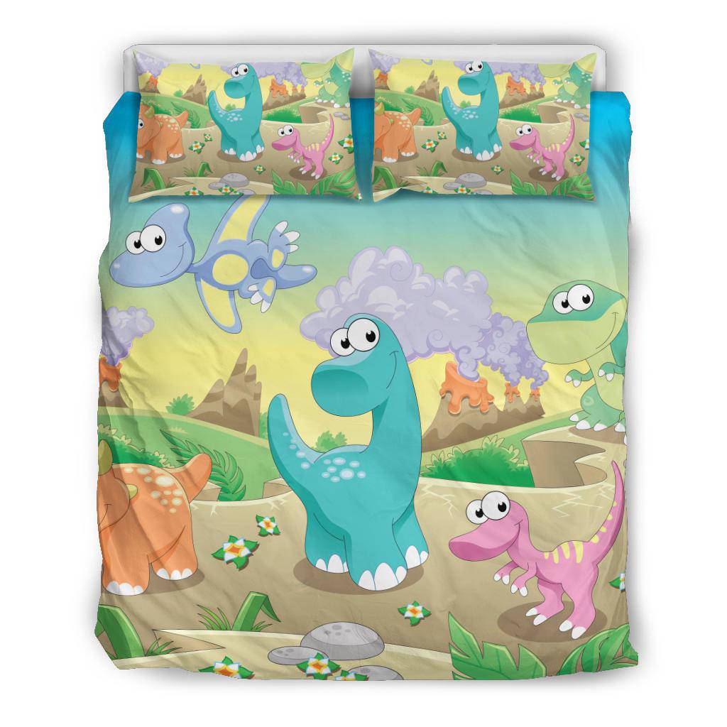 Dinosaurs Kids Cartoon Bedding Set - Top Content | POD Collection | Free Shipping