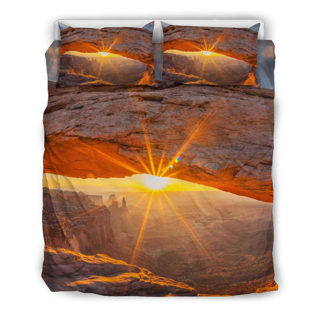 Mesa Arch Canyon Lands National Park Photography Nature Bedding Set - Top Content | POD Collection | Free Shipping