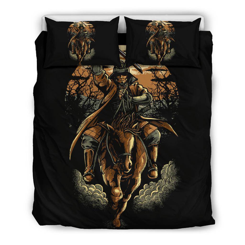 Samurai Japan Worrior Horse Riding Bedding Set - Top Content | POD Collection | Free Shipping