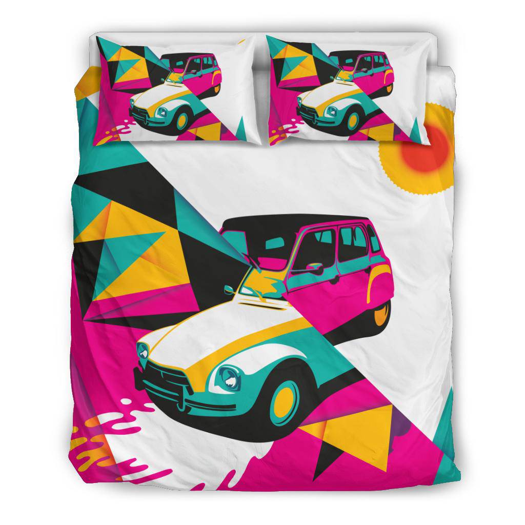 Abstract Art Colorful Car Bedding Set - Top Content | POD Collection | Free Shipping