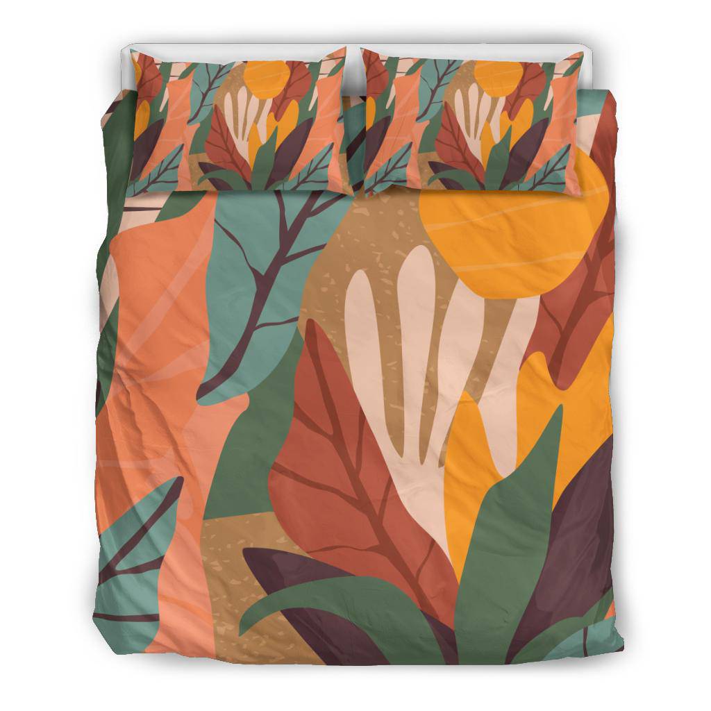 Autumn Leaves Colorful Fall Bedding Set - Top Content | POD Collection | Free Shipping