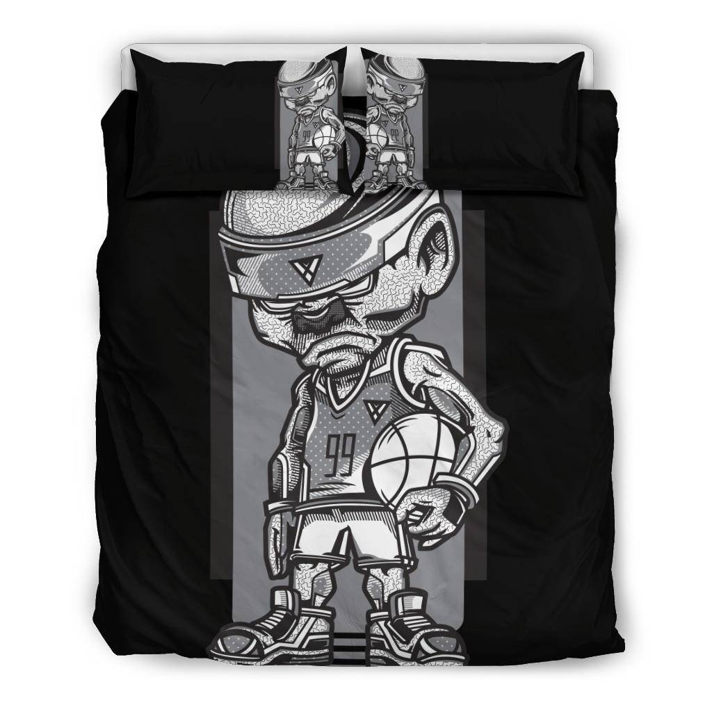 Basketball Game Player Cartoon Bedding Set - Top Content | POD Collection | Free Shipping