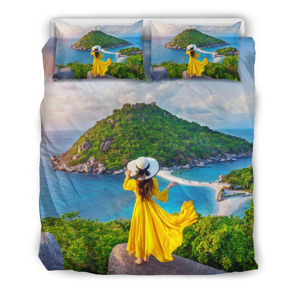 Beautiful View Thailand Mountain Island Travel Bedding Set - Top Content | POD Collection | Free Shipping