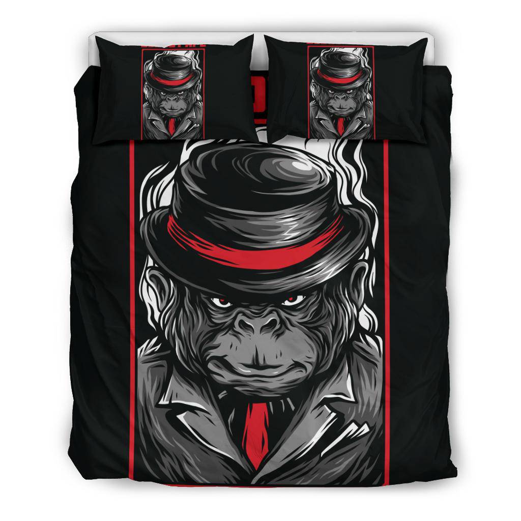 Bloody Ape Mafia Art Illustration Bedding Set - Top Content | POD Collection | Free Shipping