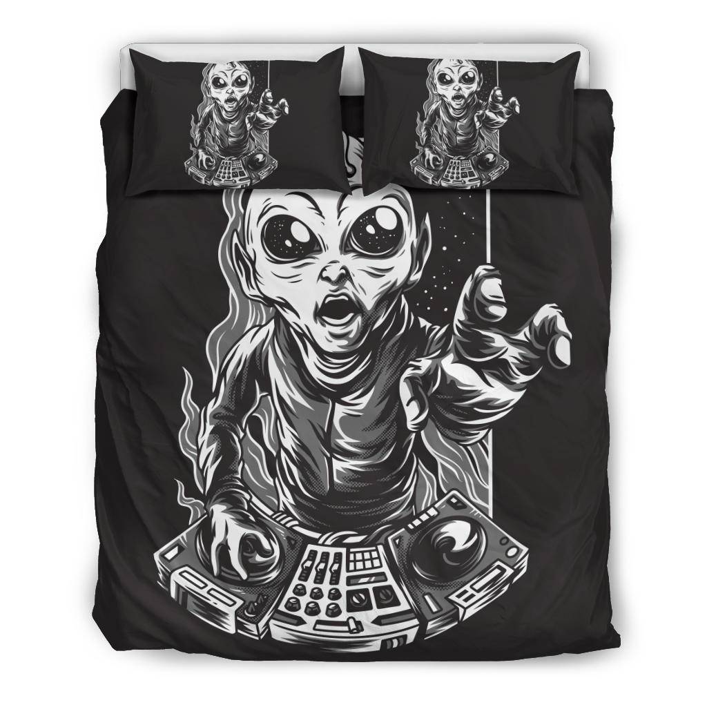 Dj Galaxy Music Cartoon Bedding Set - Top Content | POD Collection | Free Shipping