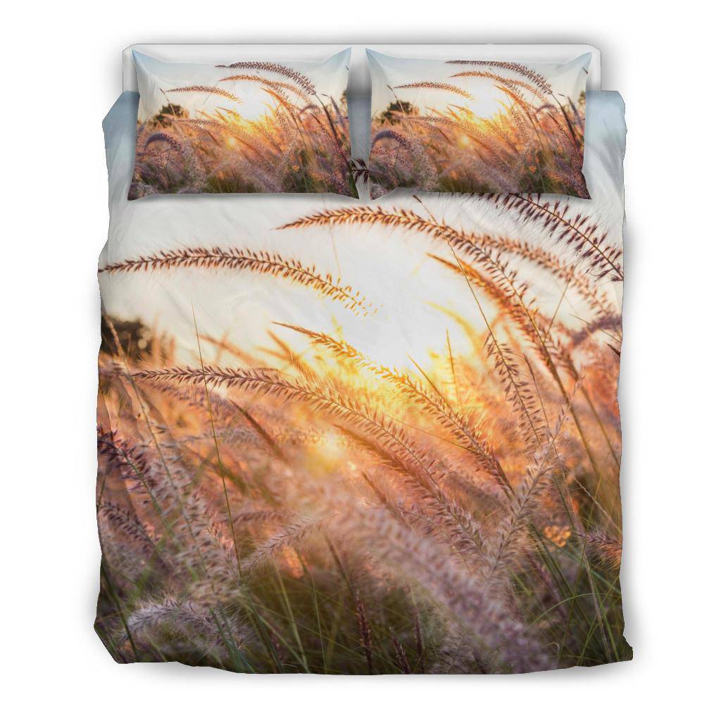 Grass Flower Beautiful Nature Bedding Set - Top Content | POD Collection | Free Shipping