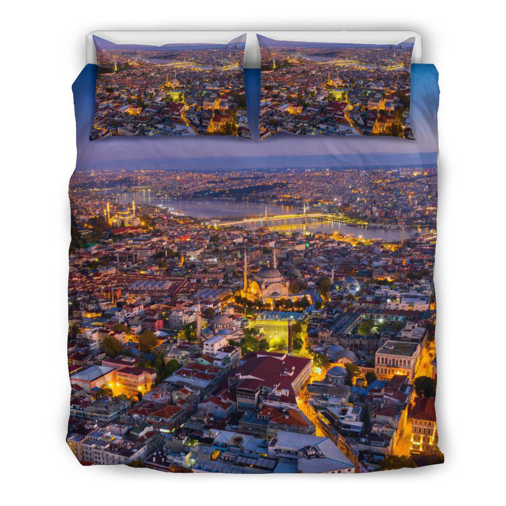 Istanbul City Sunrise View Travel Bedding Set - Top Content | POD Collection | Free Shipping